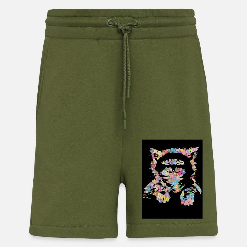 Katze - Shorts - made by SPREAD - MOSS GREEN
