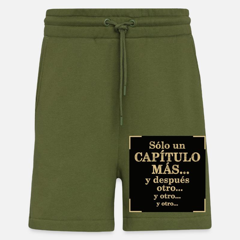 Juste un chapitre de plus - Short bio décontracté fabriqué en UE - MOSS GREEN