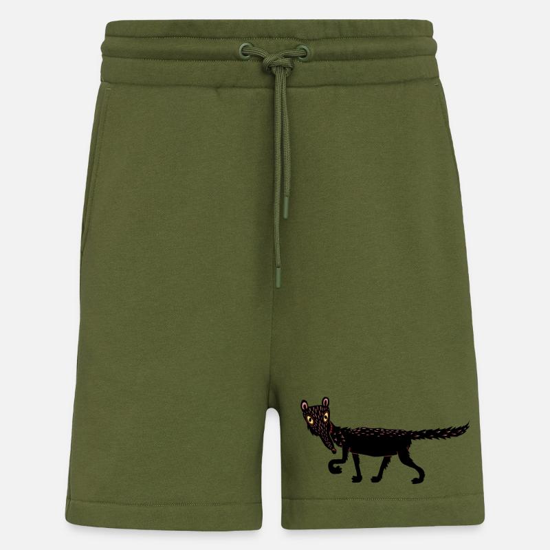 Chien - Short bio décontracté fabriqué en UE - MOSS GREEN