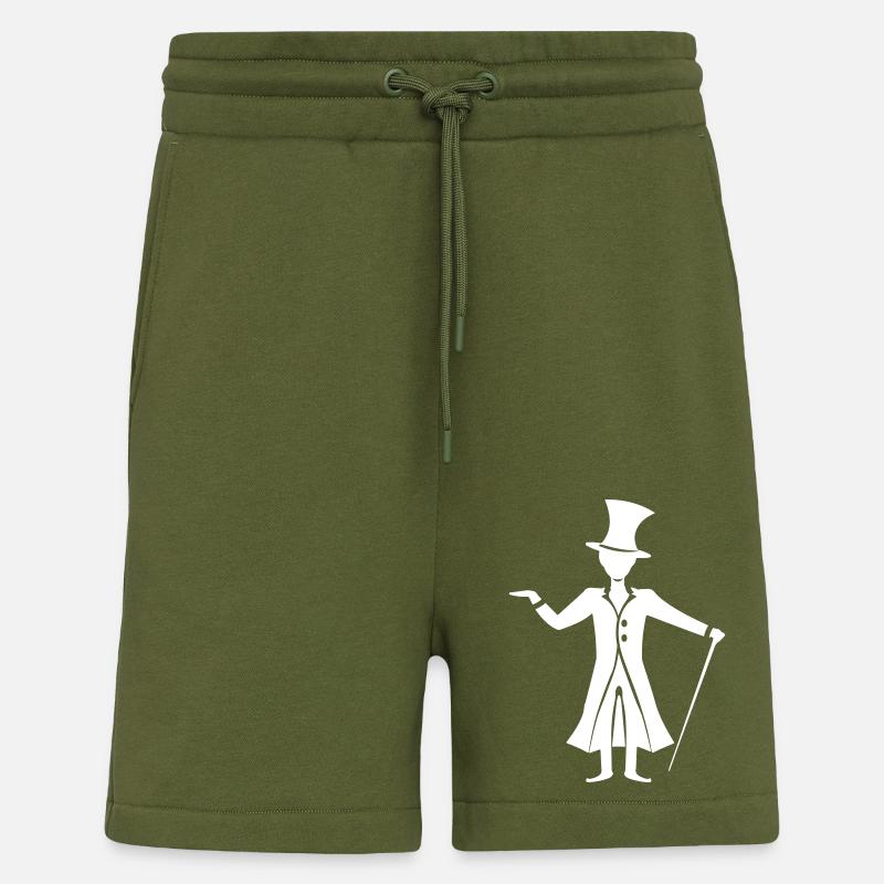 Magier Zauberer - Shorts - made by SPREAD - MOSS GREEN