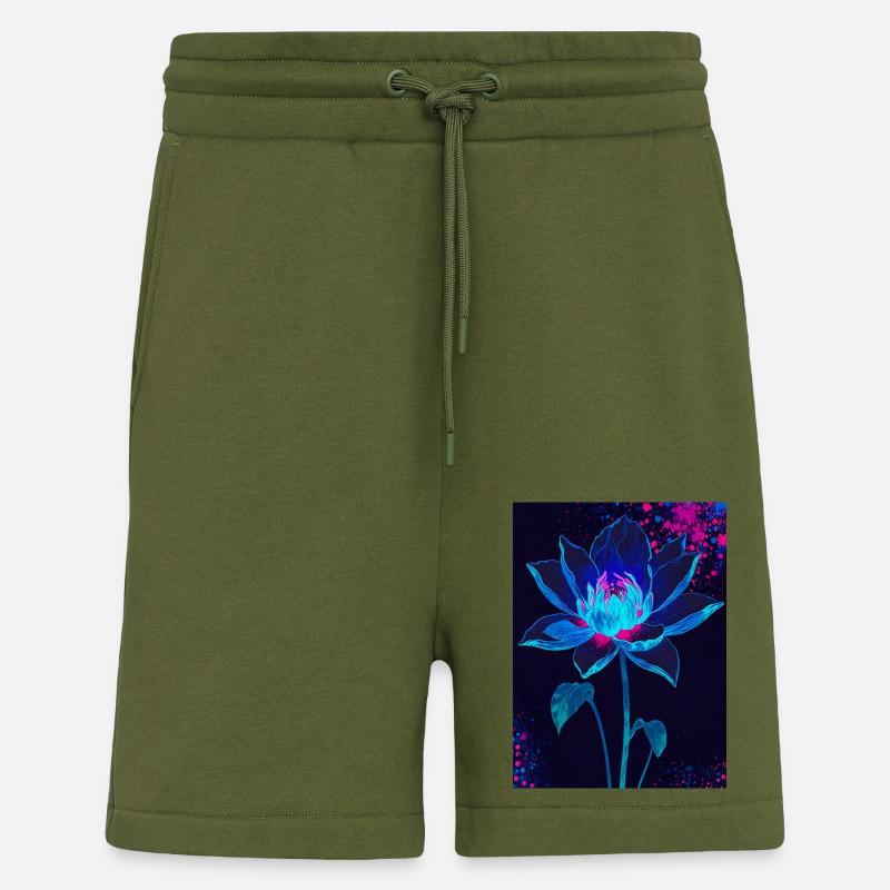 Flourish in the Void - Shorts - made by SPREAD - MOSS GREEN