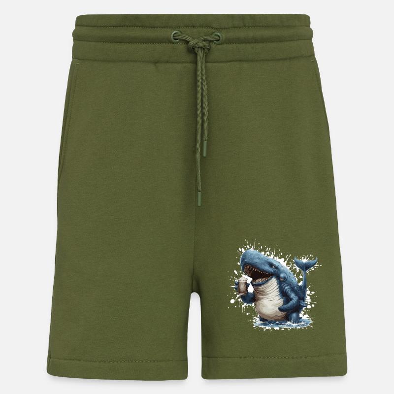 Wal Bier Lustig - Shorts - made by SPREAD - MOSS GREEN