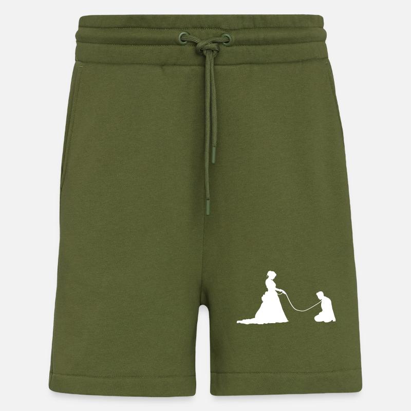 Couple Mariage Drôle - Short bio décontracté fabriqué en UE - MOSS GREEN