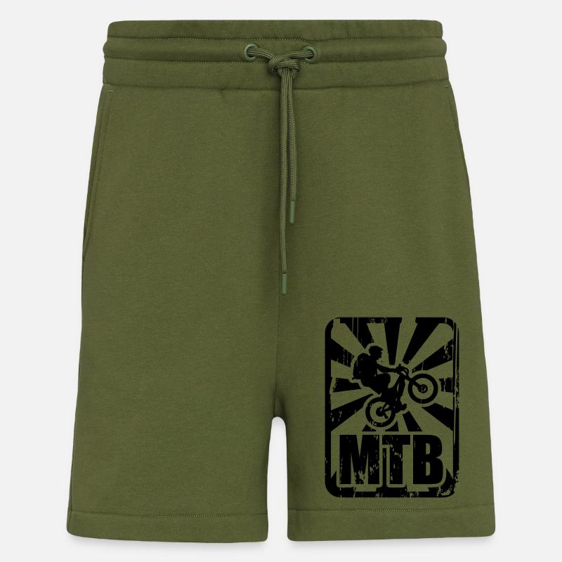 MTB - Short bio décontracté fabriqué en UE - MOSS GREEN