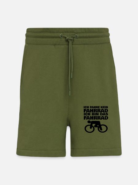 LUSTIGE FAHRRAD SPRÜCHE - Shorts - made by SPREAD - MOSS GREEN