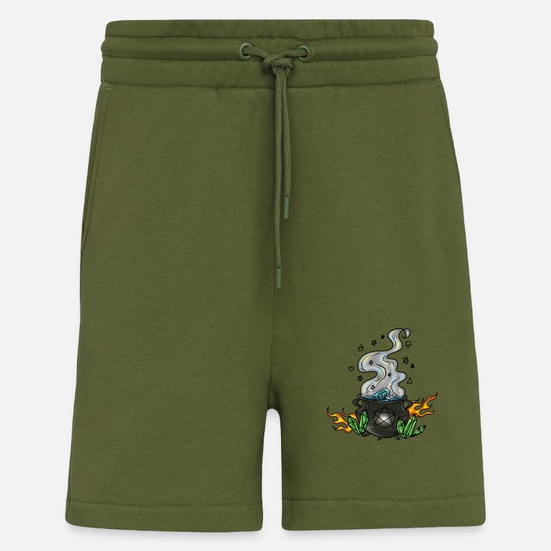 Der vier Elemente Kessel - Shorts - made by SPREAD - MOSS GREEN