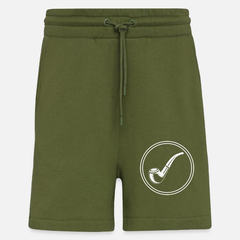 Pfeife rauchen - Shorts - made by SPREAD - MOSS GREEN