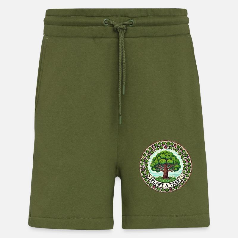 Pflanzen Sie einen Baum - Shorts - made by SPREAD - MOSS GREEN