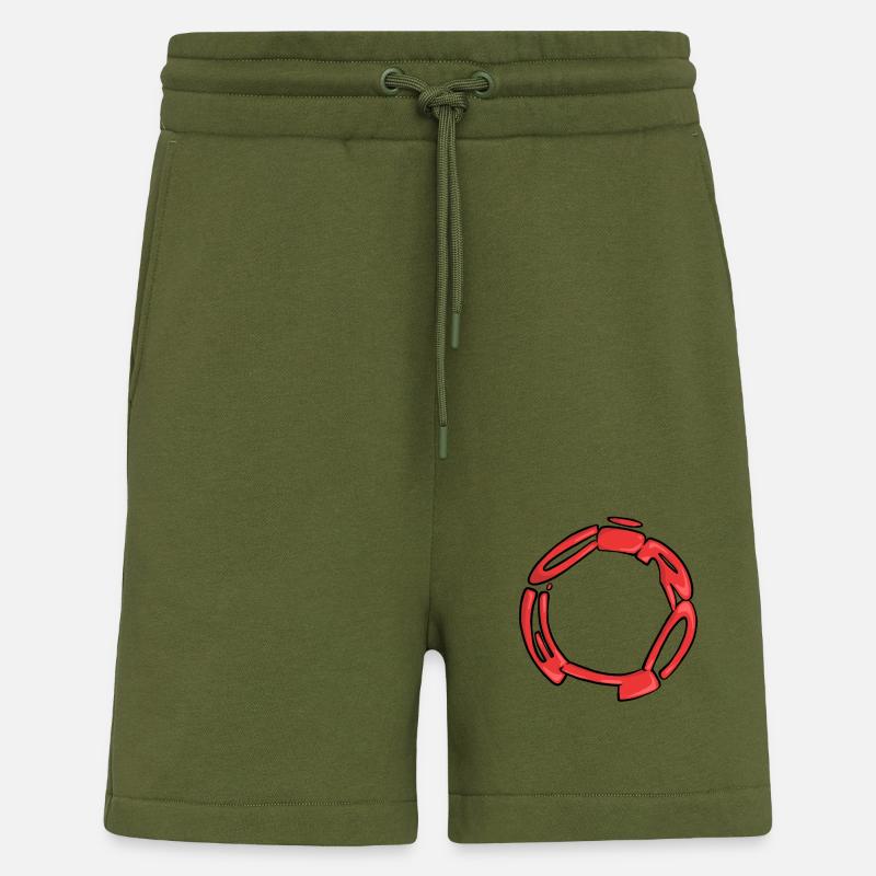 Graff-Kreis - Shorts - made by SPREAD - MOSS GREEN