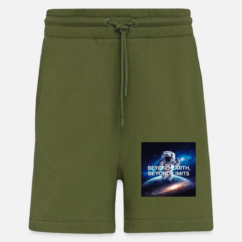 Beyond earth, beyond limits - Shorts - made by SPREAD - MOSS GREEN