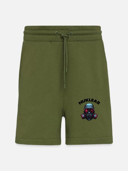 Gas mask - Shorts - made by SPREAD - MOSS GREEN