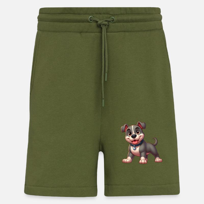 Pitbull (Pitbull) - Shorts - made by SPREAD - MOSS GREEN