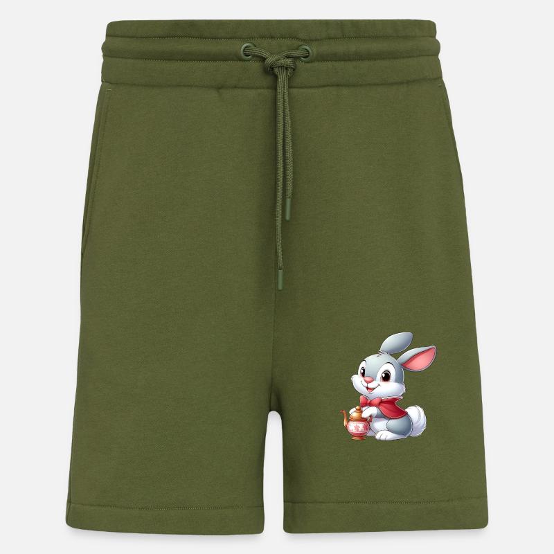 lapin 12 - Short bio décontracté fabriqué en UE - MOSS GREEN