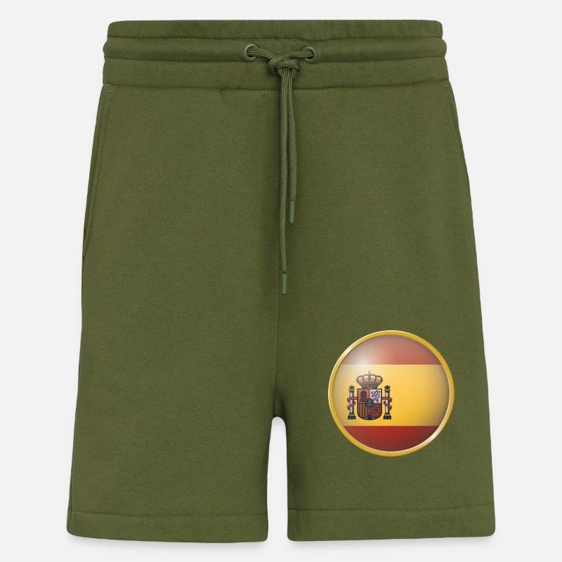 Spanien Emblem - Shorts - made by SPREAD - MOSS GREEN