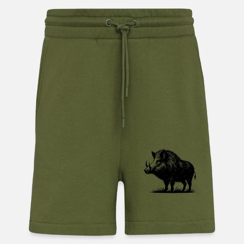 Das Wildschwein - Shorts - made by SPREAD - MOSS GREEN