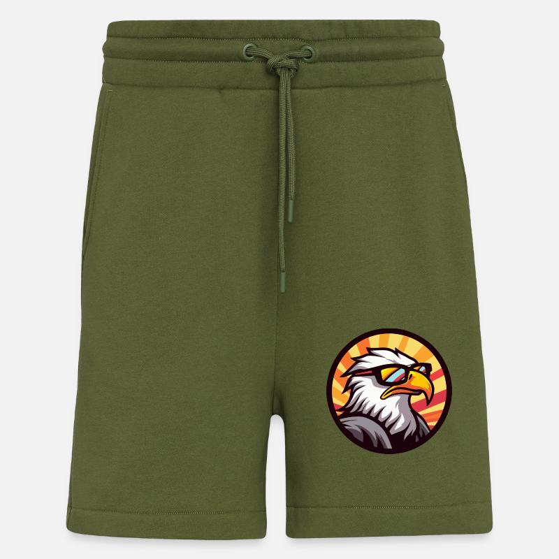 Adler Comic Cool - Shorts - made by SPREAD - MOSS GREEN