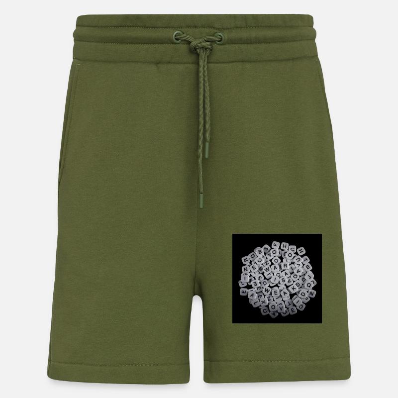 War is weak - Shorts - made by SPREAD - MOSS GREEN