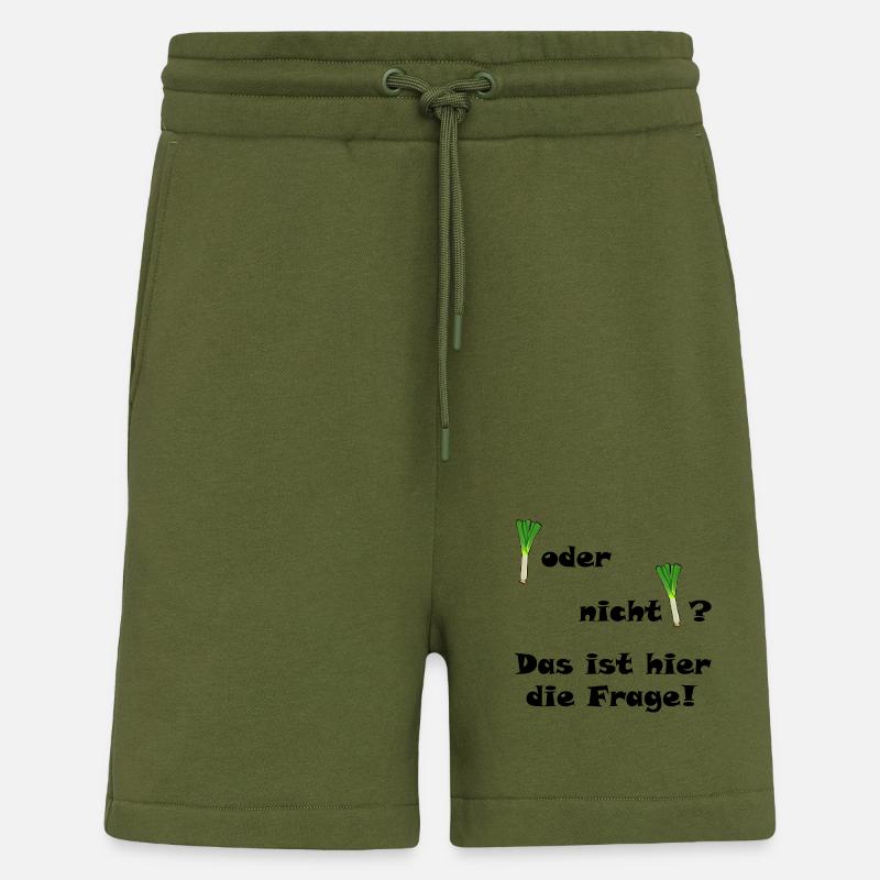 Lauch oder nicht Lauch? - Shorts - made by SPREAD - MOSS GREEN