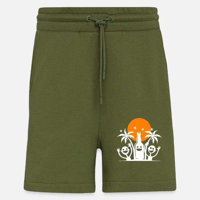 Palmen Party Team - Shorts - made by SPREAD - MOSS GREEN
