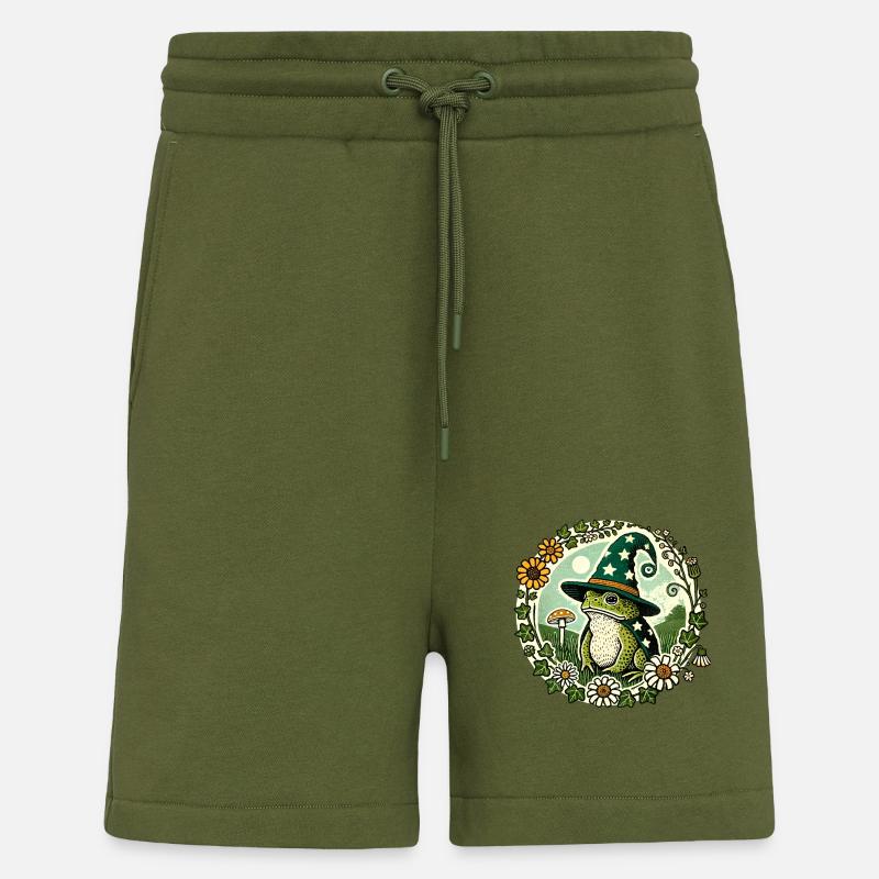 Toad Wizard - Shorts - made by SPREAD - MOSS GREEN