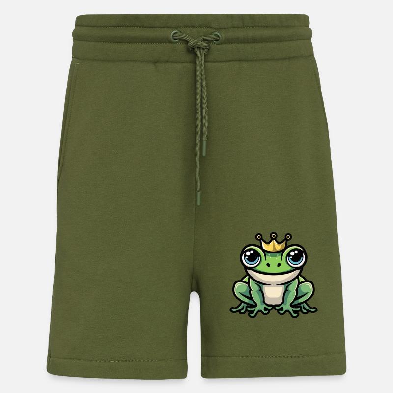 Frosch Krone - Shorts - made by SPREAD - MOSS GREEN