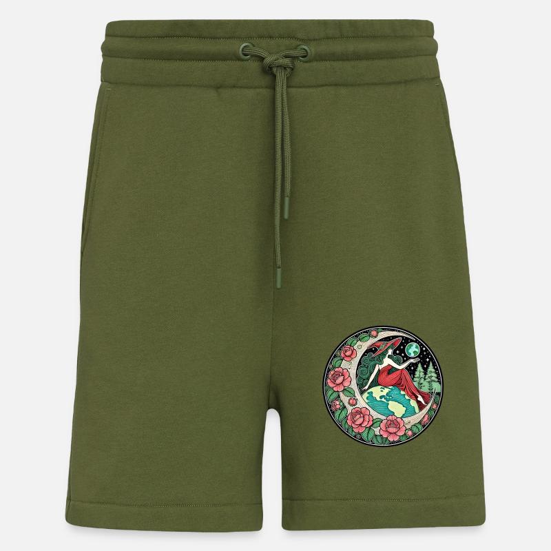 Hexe der Erde - Shorts - made by SPREAD - MOSS GREEN