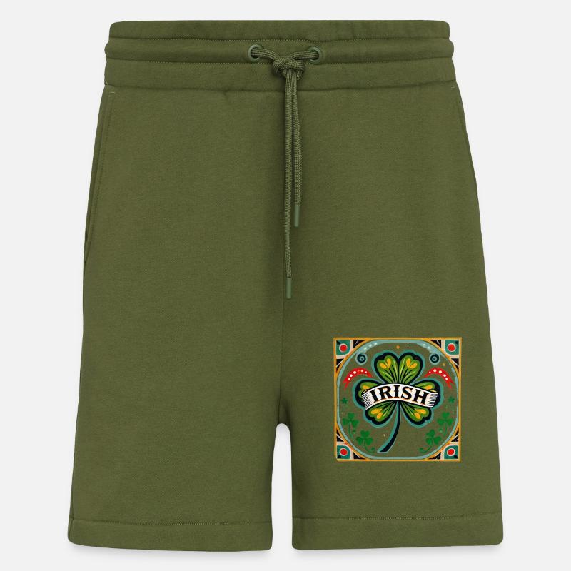 Retro-Irisch - Shorts - made by SPREAD - MOSS GREEN