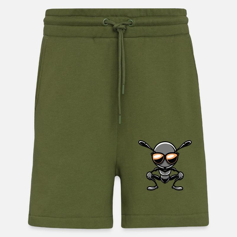 Ameise Comic Cool - Shorts - made by SPREAD - MOSS GREEN