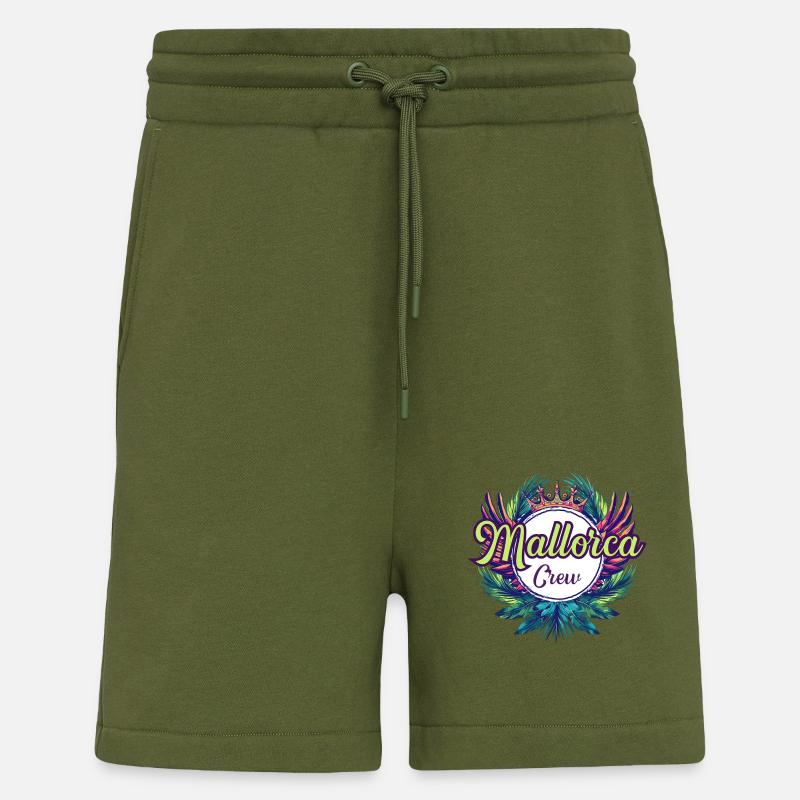 Mallorca Crew Urlaub - Shorts - made by SPREAD - MOSS GREEN