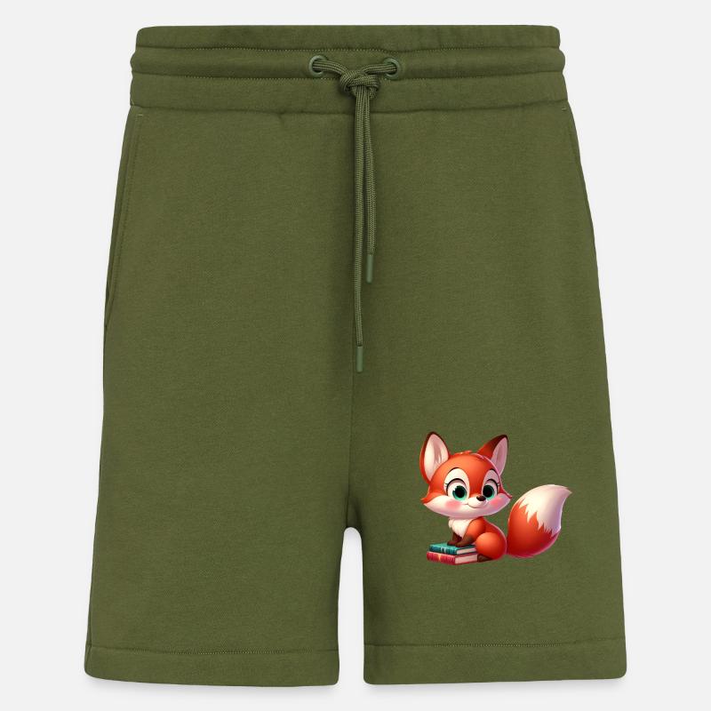 fox 2 - Short bio décontracté fabriqué en UE - MOSS GREEN