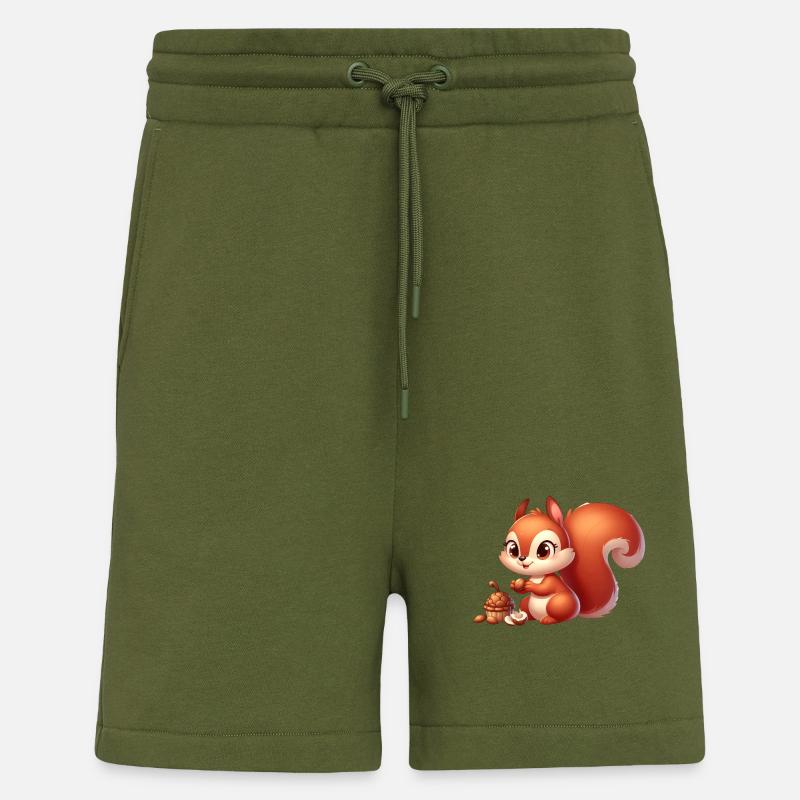 Eichhörnchen 8 - Shorts - made by SPREAD - MOSS GREEN