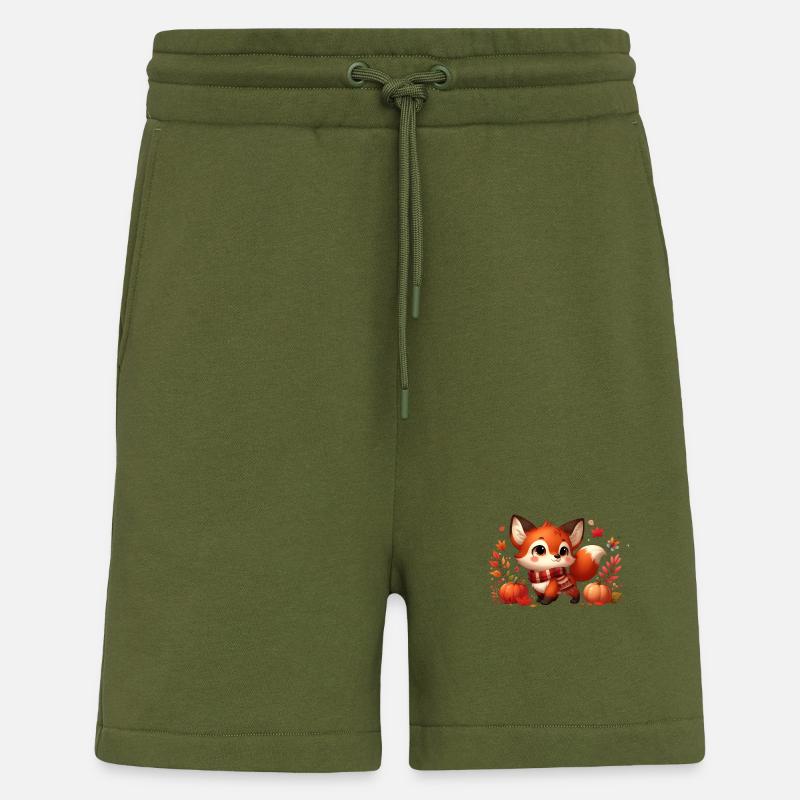 Fuchs Herbst 10 - Shorts - made by SPREAD - MOSS GREEN