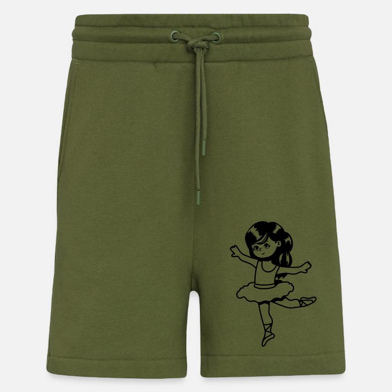 ballerina kind mädchen - Shorts - made by SPREAD - MOSS GREEN