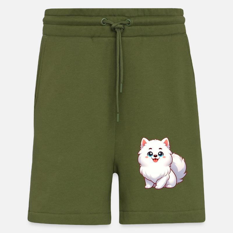 spitz 4 - Short bio décontracté fabriqué en UE - MOSS GREEN