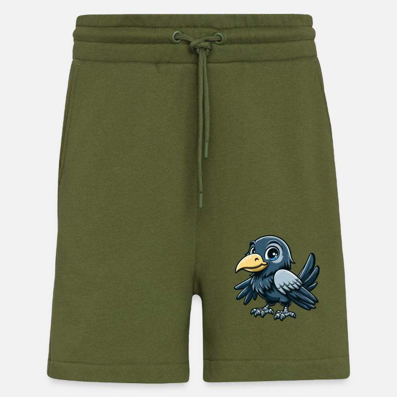 Krähen-Kind - Shorts - made by SPREAD - MOSS GREEN