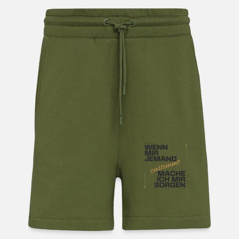 Ironisches Statement - Shorts - made by SPREAD - MOSS GREEN