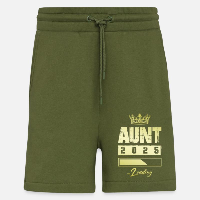 Aunt 2025 Loading - Shorts - made by SPREAD - MOSS GREEN