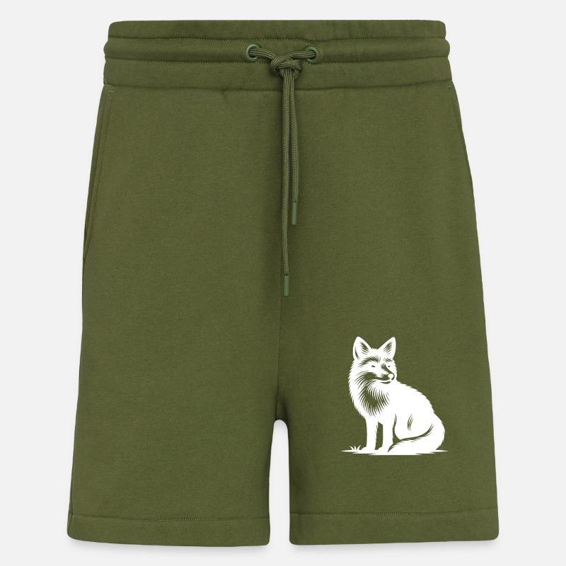 Niedlicher schlauer Fuchs - Shorts - made by SPREAD - MOSS GREEN