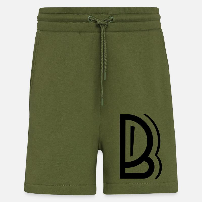 Buchstabe B - Shorts - made by SPREAD - MOSS GREEN