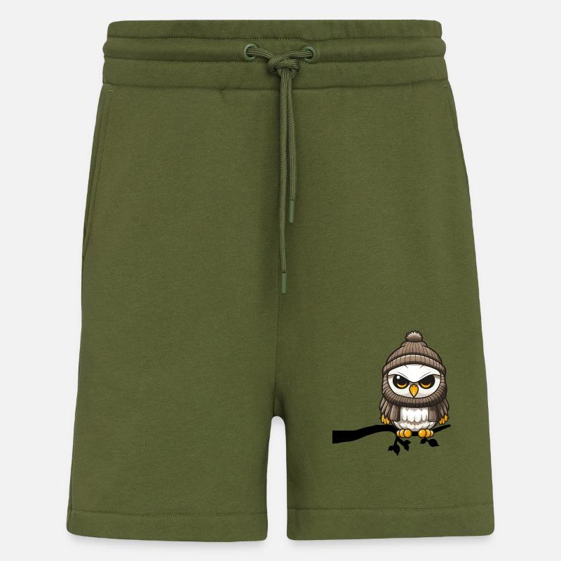 winter eule ast - Shorts - made by SPREAD - MOSS GREEN