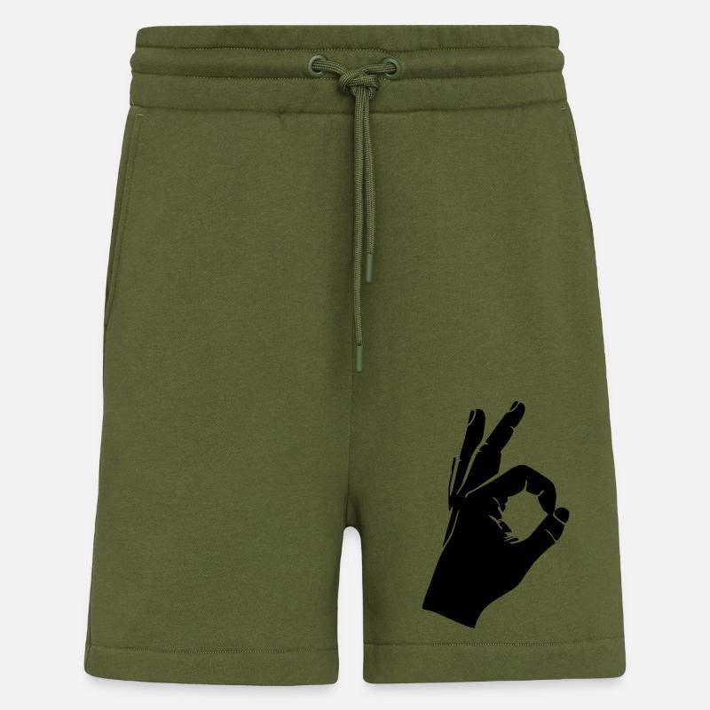 Reingeguckt - Shorts - made by SPREAD - MOSS GREEN