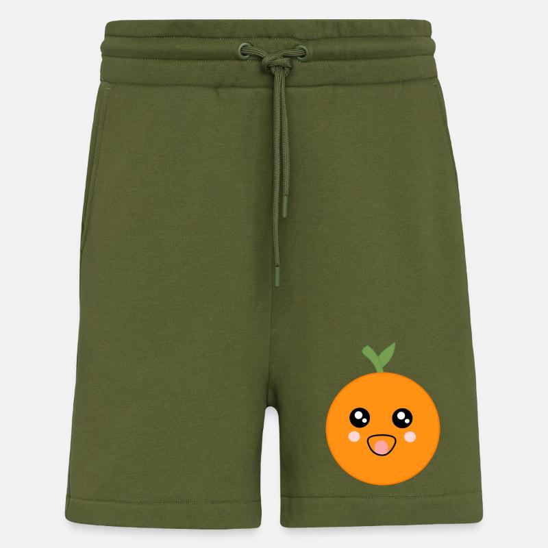 Carnaval, Carnaval, costume, Oranges - Short bio décontracté fabriqué en UE - MOSS GREEN
