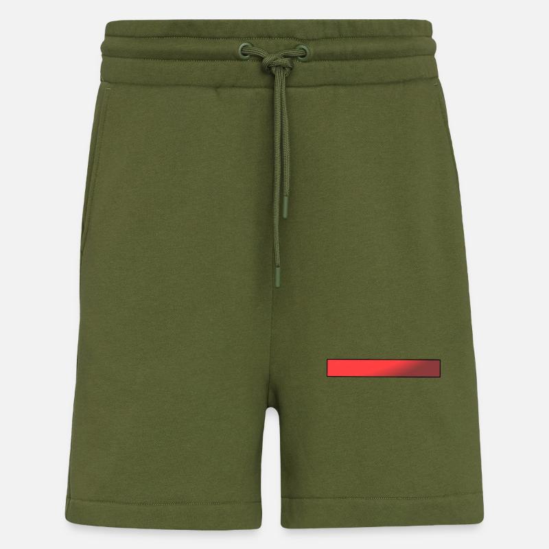 Red Bar Gradient - Shorts - made by SPREAD - MOSS GREEN