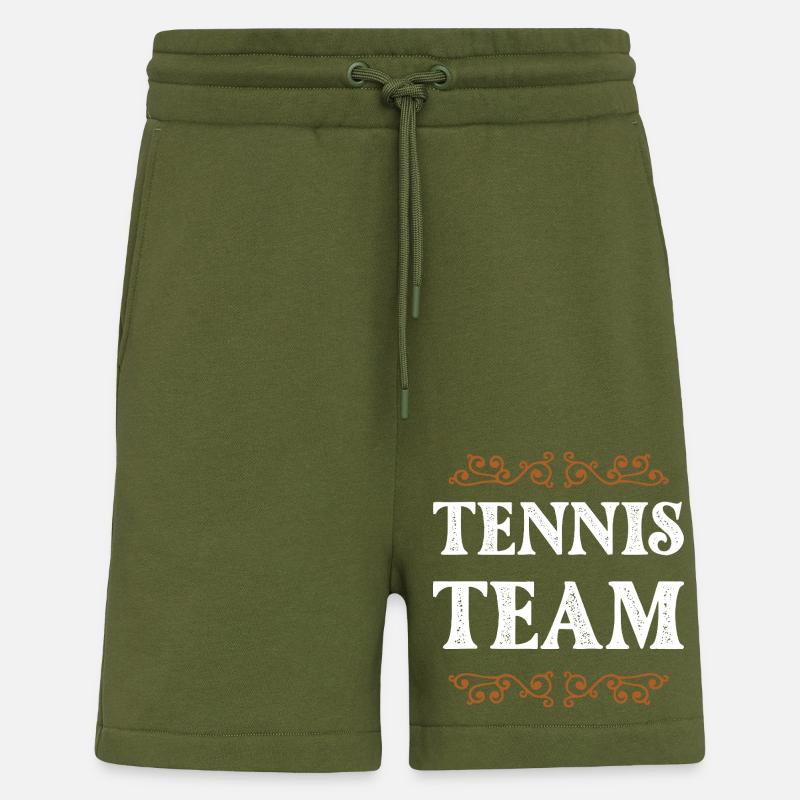 Équipe de tennis - Short bio décontracté fabriqué en UE - MOSS GREEN