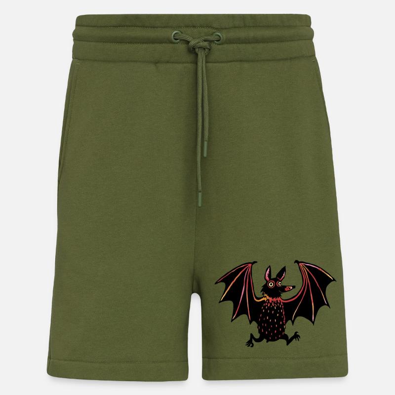 Flitzende Fledermaus - Shorts - made by SPREAD - MOSS GREEN