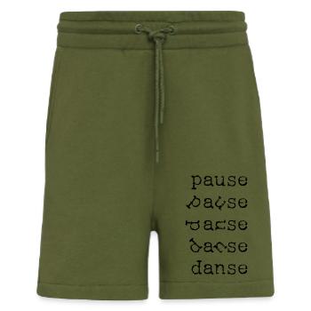 DANCE BREAK - Shorts - made by SPREAD - MOSS GREEN - Front