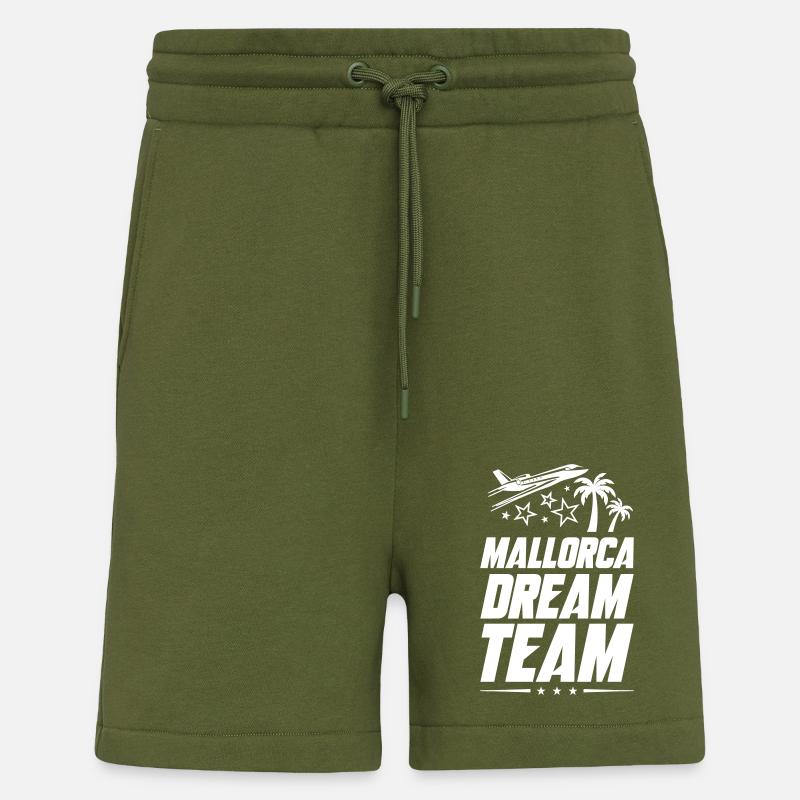 Mallorca Dream Team - Shorts - made by SPREAD - MOSS GREEN