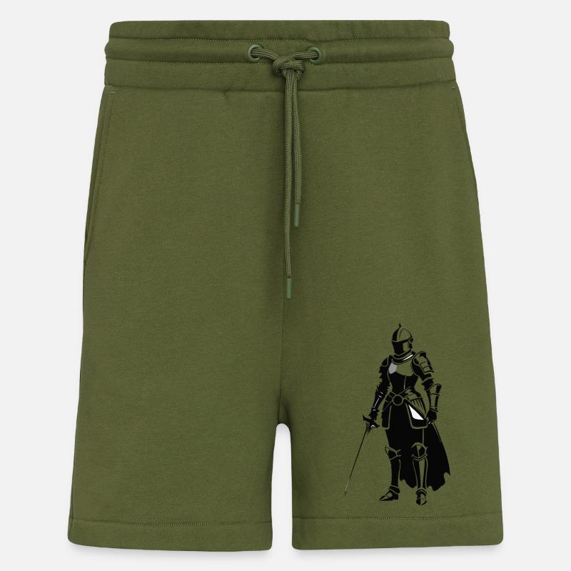 Ritter - Mittelalter Design - Shorts - made by SPREAD - MOSS GREEN