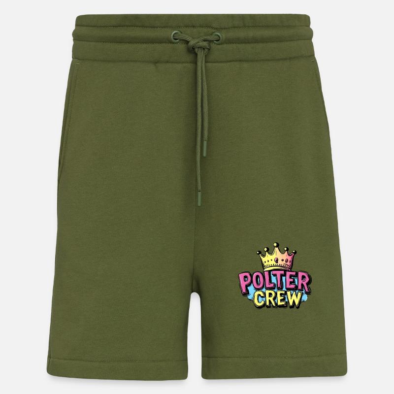 Polter Crew - Shorts - made by SPREAD - MOSS GREEN