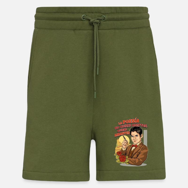 LORCA Poetry - Shorts - made by SPREAD - MOSS GREEN